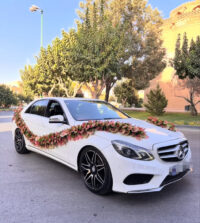 گل آرایی ماشین عروس بنز  کد ۰۱۷
