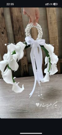دسته گل عروس کد023